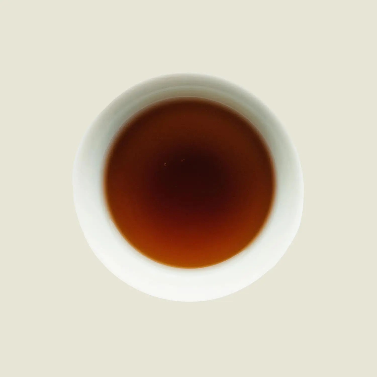 Benifuuki - Noema - Tassenfarbe dunkles braunorange von oben fotografiert