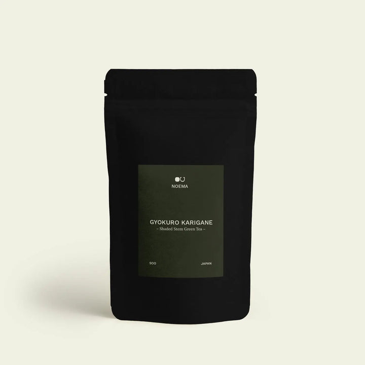 Gyokuro Karigane - Noema - Teeverpackung von vorne fotografiert